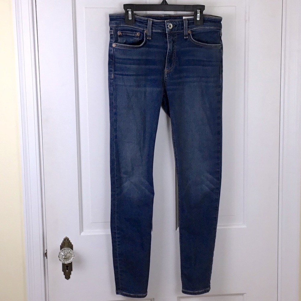Rag & Bone Cate Mid-Rise Ankle Skinny Jeans - 27